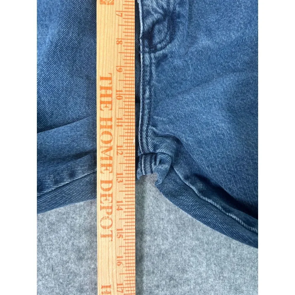 Rio By Stephen Mardon Jeans Womens 11 Blue Dark Wash Denim High Rise Tapered Mom